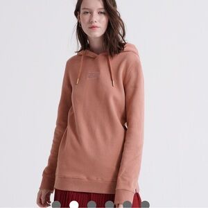 Superdry Raven Hoodie in Rose Tan Size US 4